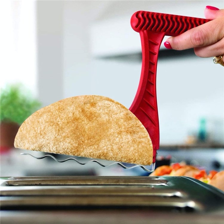 Taco Shell Maker Machine for Toasters with Tortilla Molds and Heat-Resistant Handle