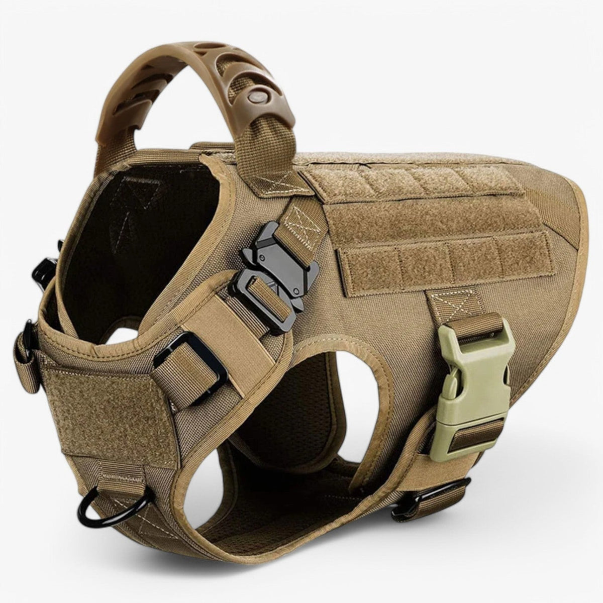 Tactical Dog Harness Vest with Control Handle and Front Clip for Training