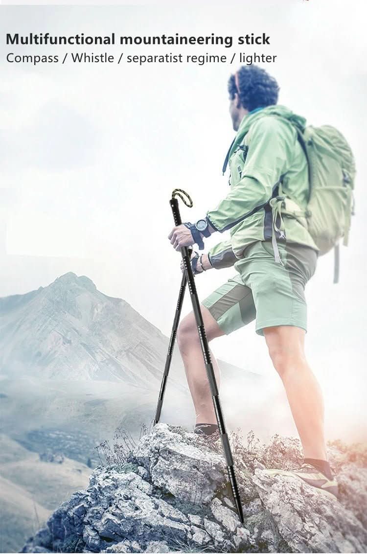 Trailforce – Multifunctional Tactical Hiking Stick for Survival & Adventure