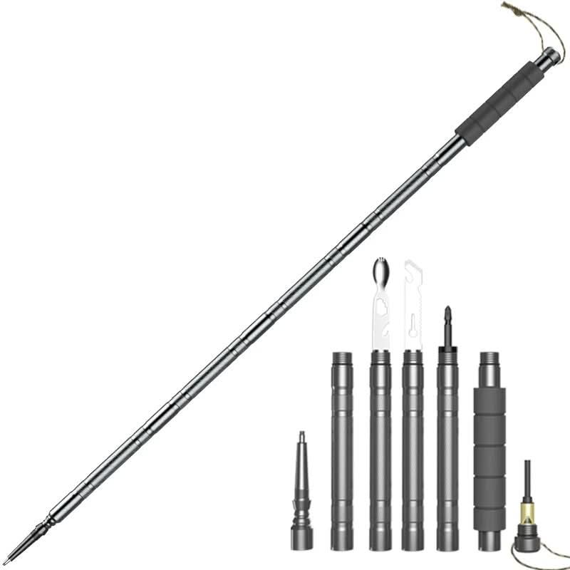 Trailforce – Multifunctional Tactical Hiking Stick for Survival & Adventure