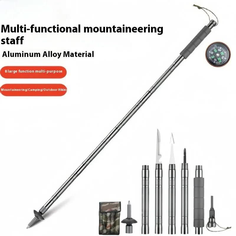 Trailforce – Multifunctional Tactical Hiking Stick for Survival & Adventure