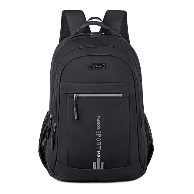Travel Laptop Backpack Mens Leather Multi-Compartment with Padded Straps Waterproof