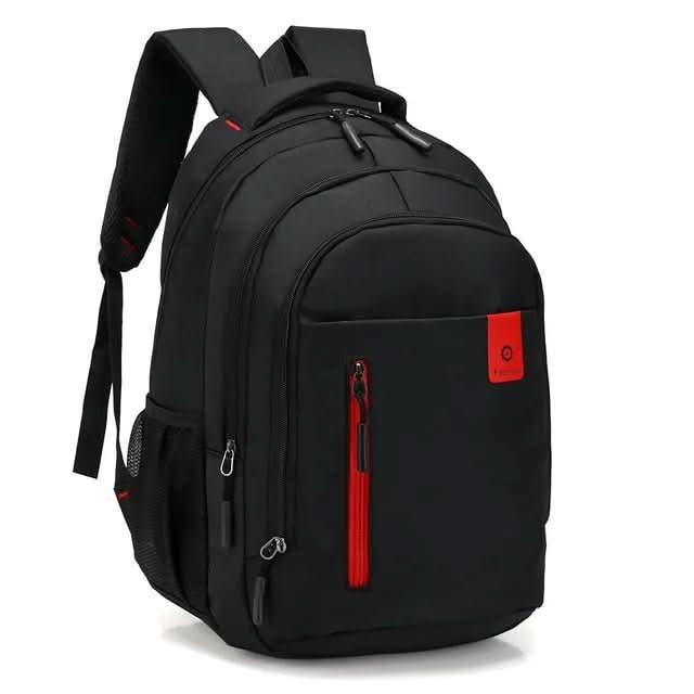 Travel Laptop Backpack Mens Leather Multi-Compartment with Padded Straps Waterproof