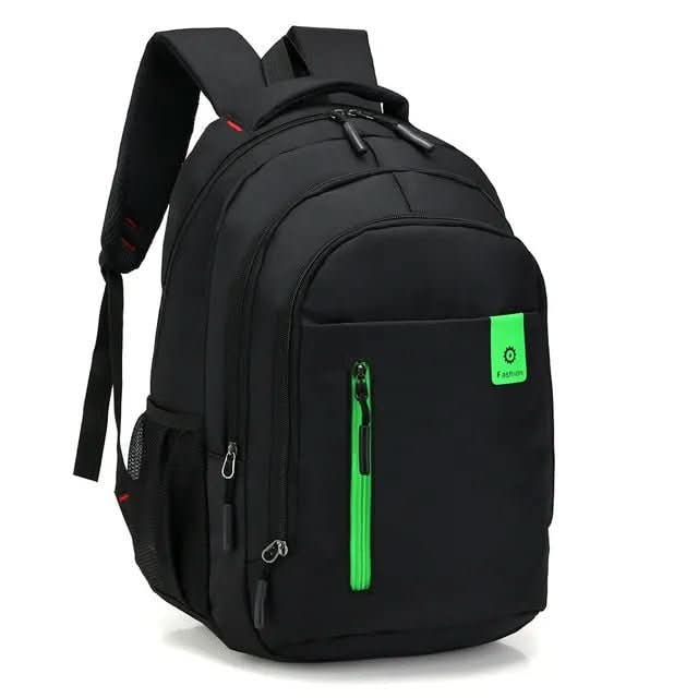 Travel Laptop Backpack Mens Leather Multi-Compartment with Padded Straps Waterproof