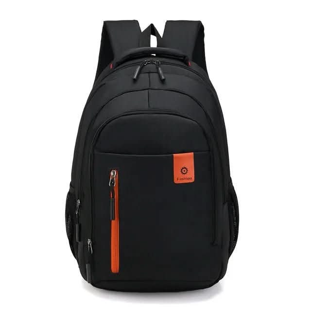 Travel Laptop Backpack Mens Leather Multi-Compartment with Padded Straps Waterproof
