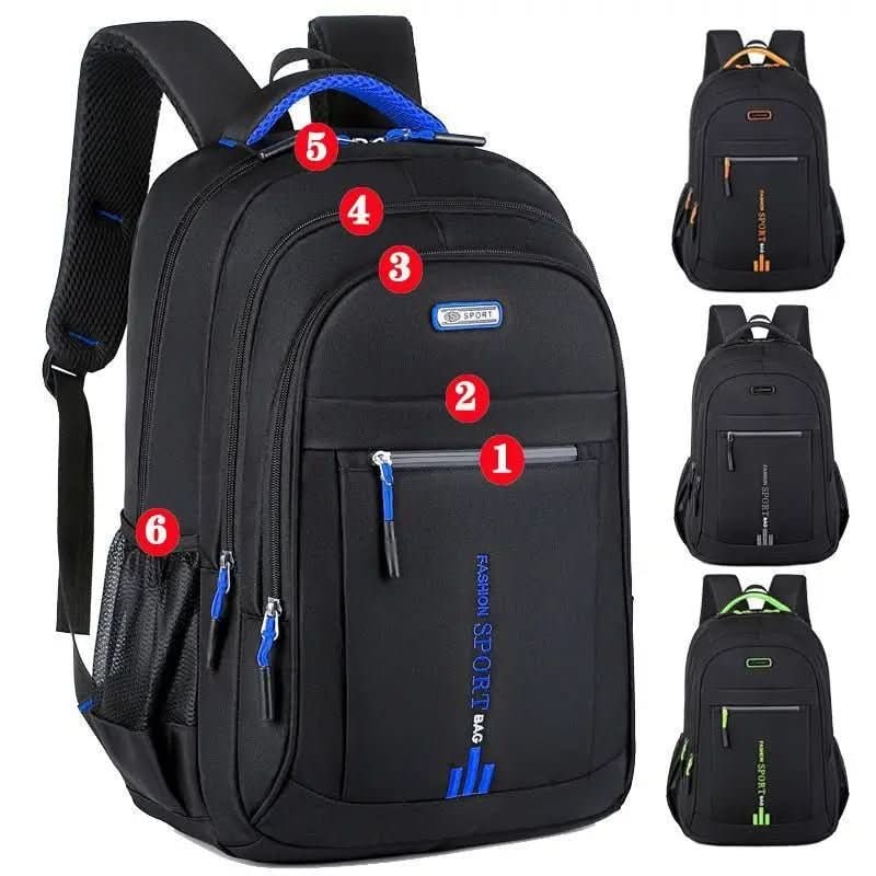 Travel Laptop Backpack Mens Leather Multi-Compartment with Padded Straps Waterproof
