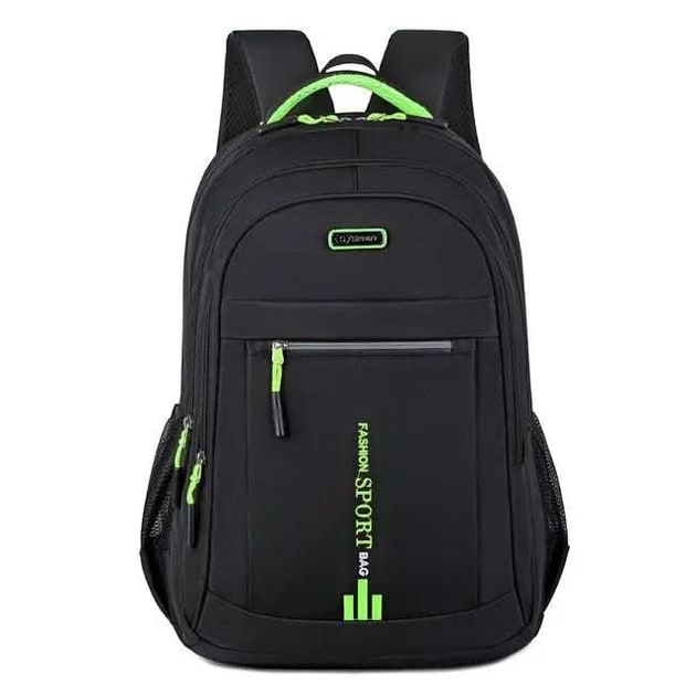 Travel Laptop Backpack Mens Leather Multi-Compartment with Padded Straps Waterproof