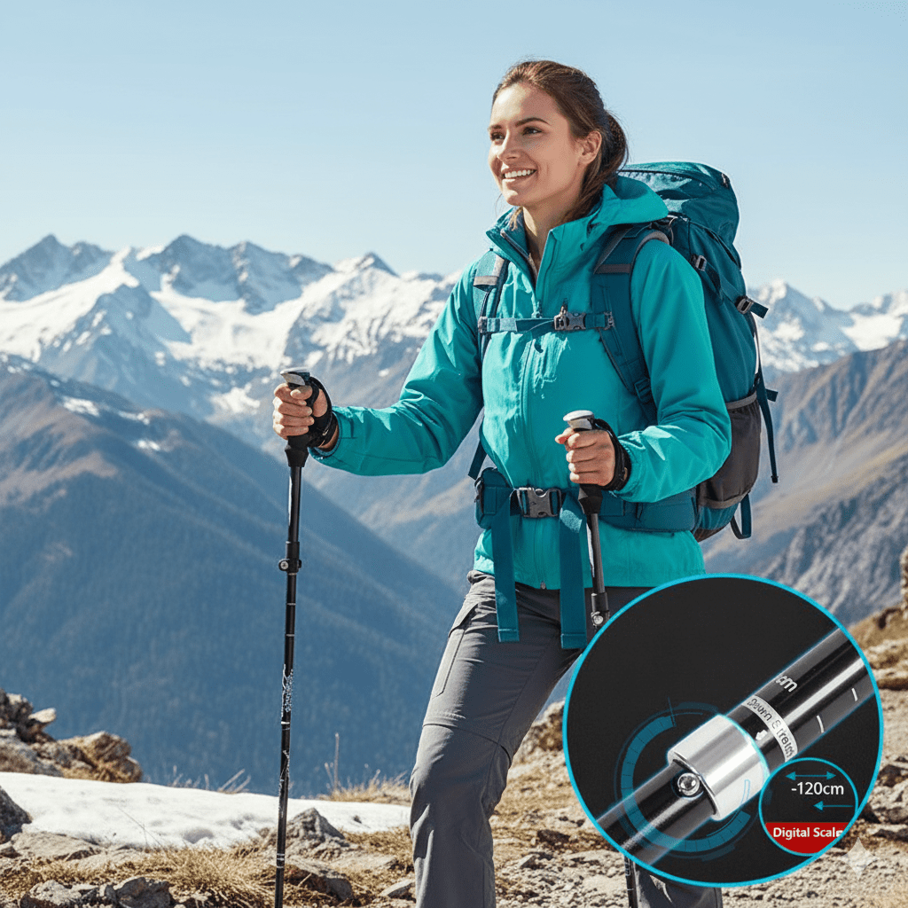 TREKLIGHT POLES – Ultralight Folding Trekking Poles for Hiking & Camping