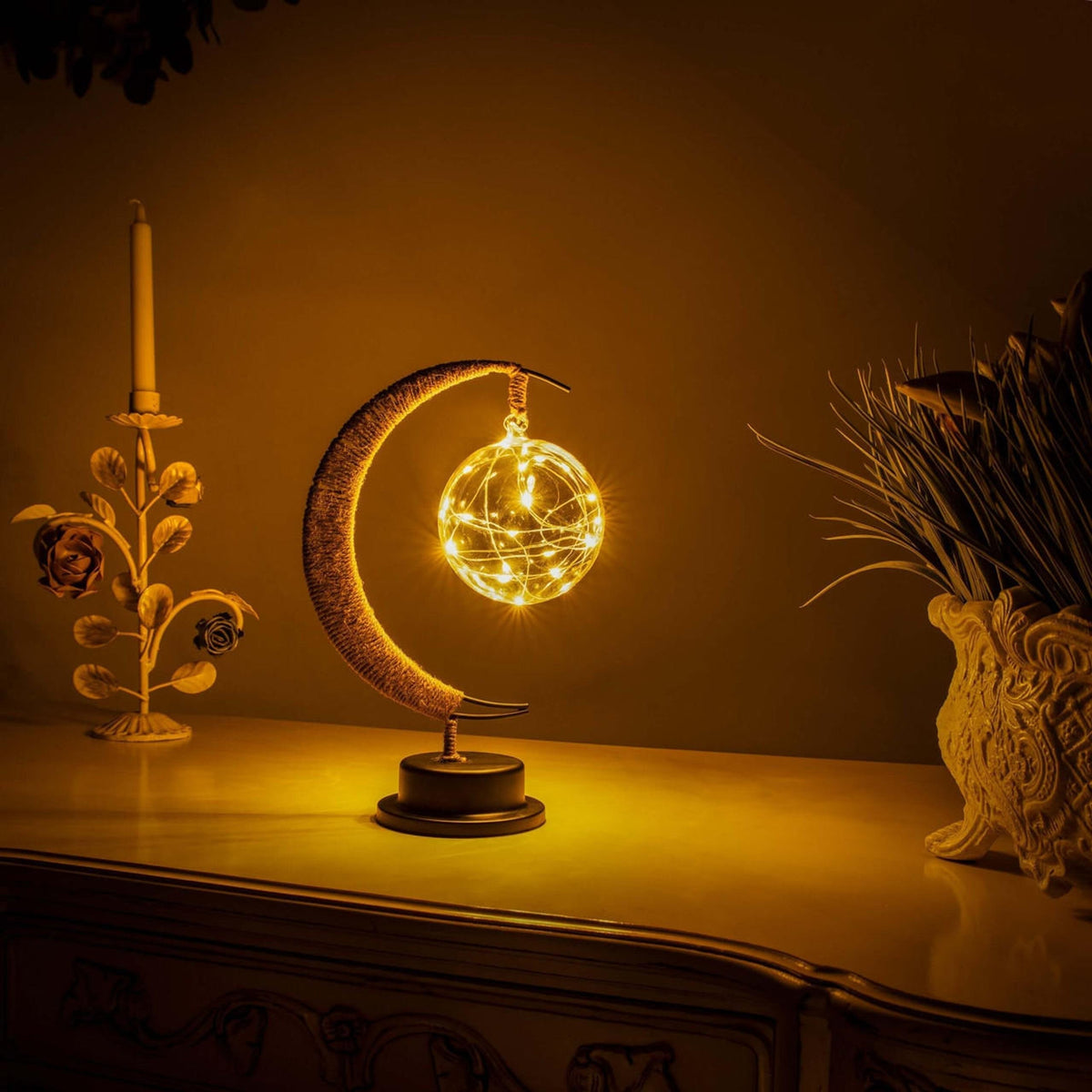 Decorative Table Lamp Ambient Moon Glow Lighting