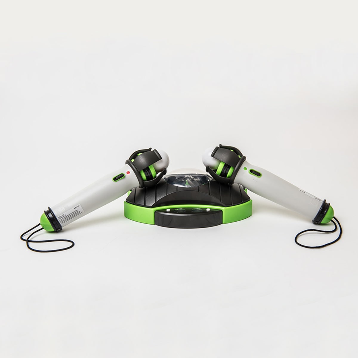 Two Player Virtual Pong Game Tabletop Projector Console with Wireless Controllers