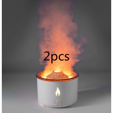 Ultrasonic Essential Oil Diffuser with Flame Light and Jellyfish Mist Mode Aromatherapy Machine