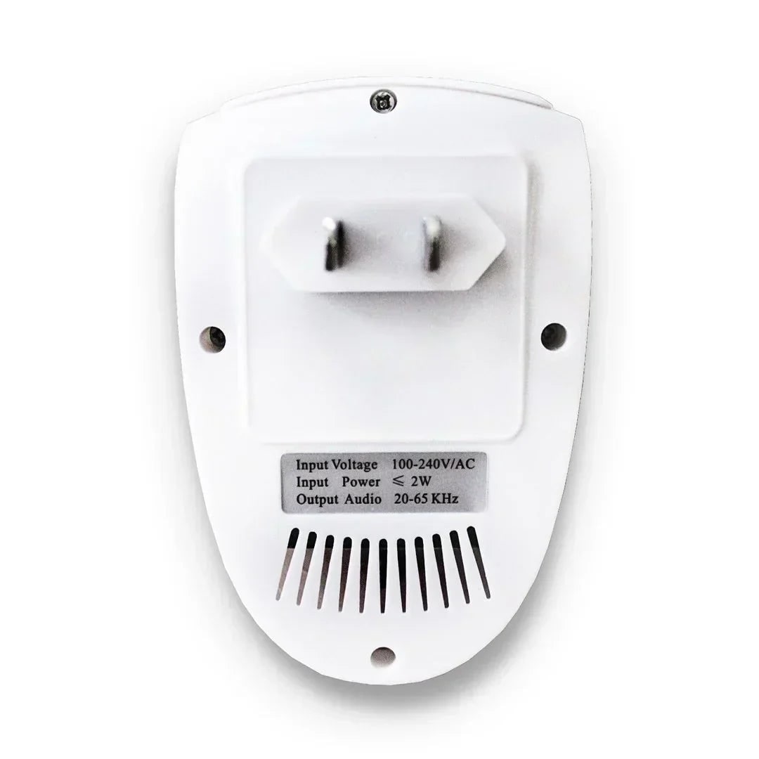 Ultrasonic Pest Repeller Plug Portable LED Indicator Compact White
