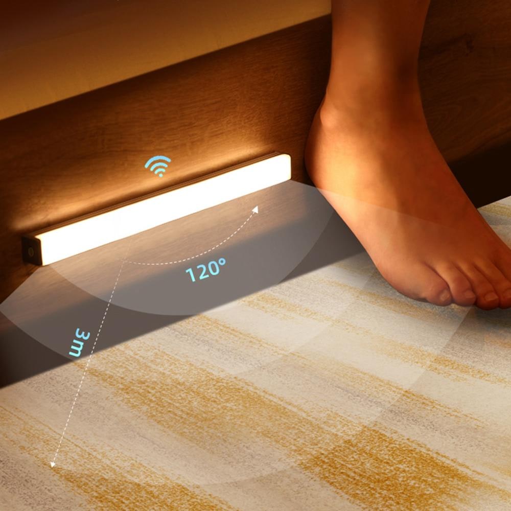 Under Cabinet Lights Energy Efficient LED Motion Sensor Bar Magnetic