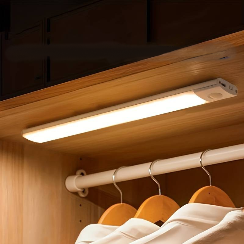 Under Cabinet Lights Wireless Lighting Motion Sensor LED Rechargeable Closet
