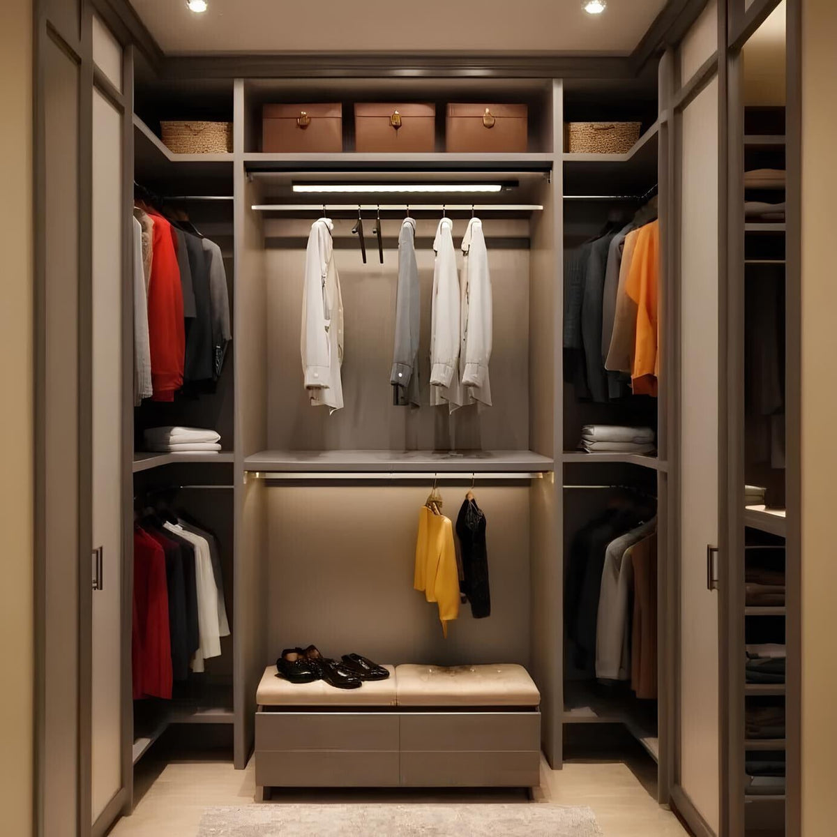 Under Cabinet Lights Wireless Lighting Motion Sensor LED Rechargeable Closet