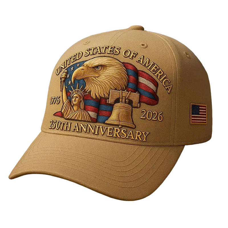 Usa Baseball Cap Patriotic Hat Embroidered Eagle Liberty Bell Adjustable Outdoor