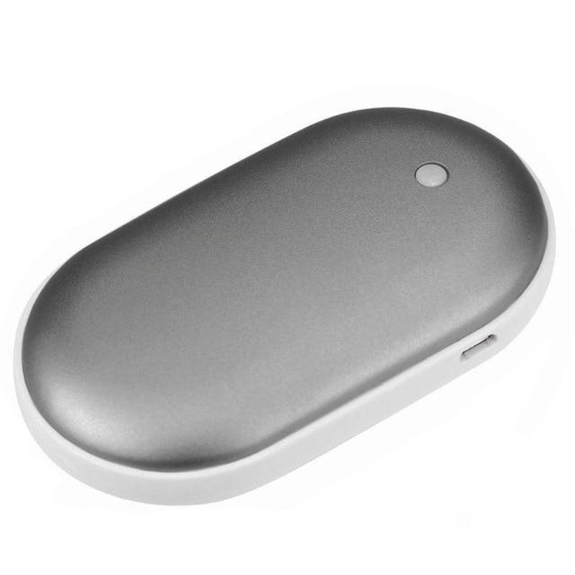 Rechargeable Hand Warmer Power Bank Quick Heat With USB-C Charging