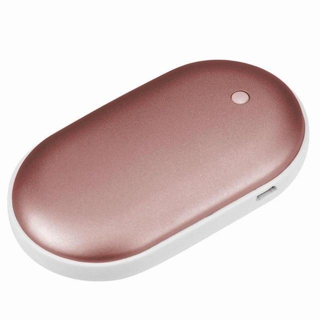 Rechargeable Hand Warmer Power Bank Quick Heat With USB-C Charging