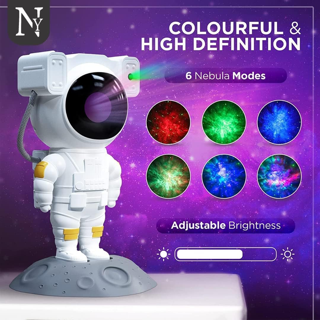 Starry Night Astronaut Projector | 360° Galaxy Light for Bedrooms