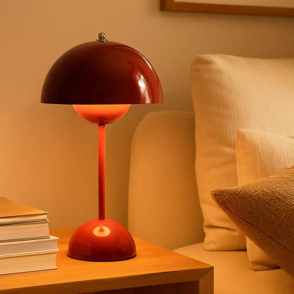 Modern Touch Table Lamp USB Powered Lamp with Adjustable Brightness