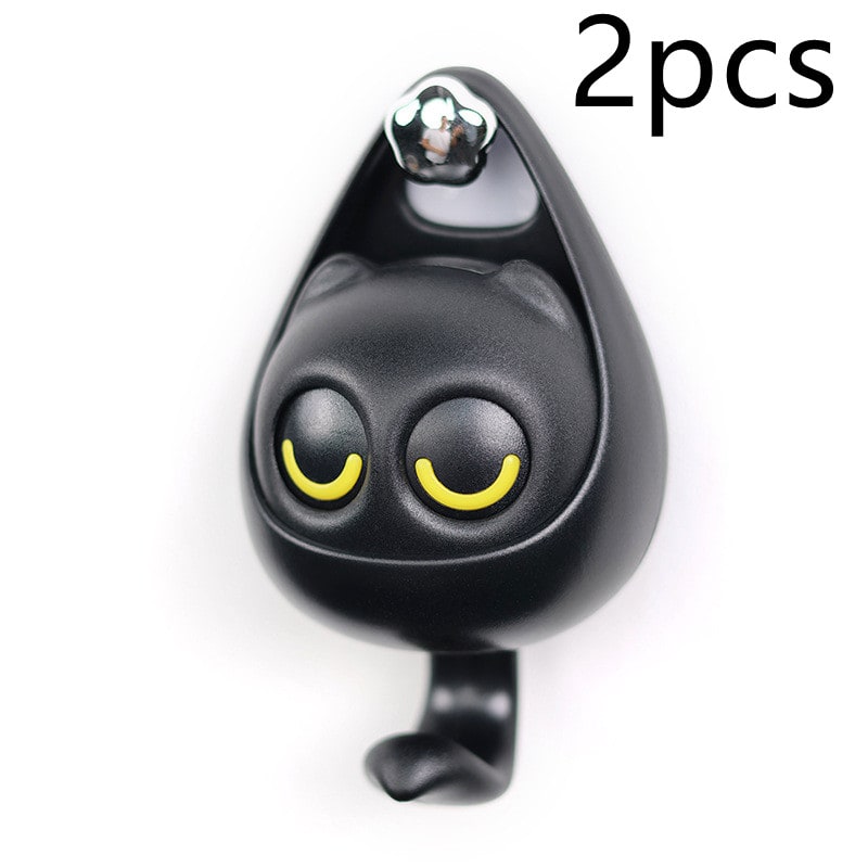 Wall Hooks with Adhesive Backing Winking Cat Coat for Mounted Decoration Key and Hat for Home