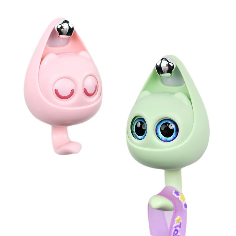 Wall Hooks with Adhesive Backing Winking Cat Coat for Mounted Decoration Key and Hat for Home