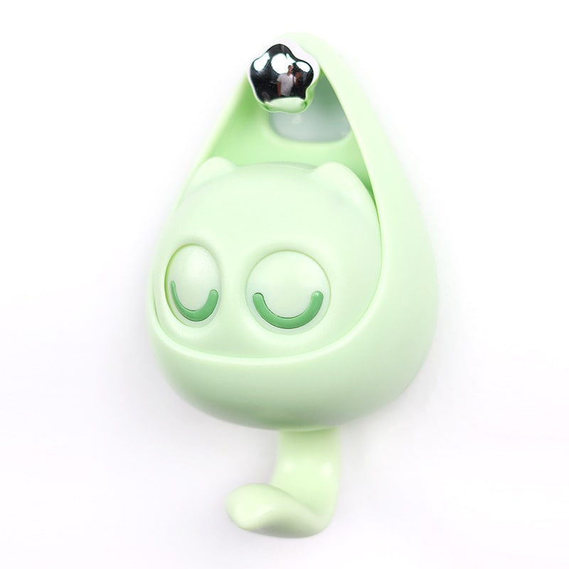 Wall Hooks with Adhesive Backing Winking Cat Coat for Mounted Decoration Key and Hat for Home