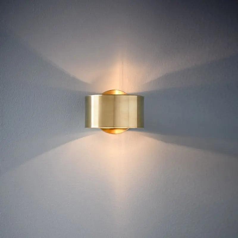 Wall Sconce Lighting with Cylindrical Shade for Living Room and Bedroom Candle