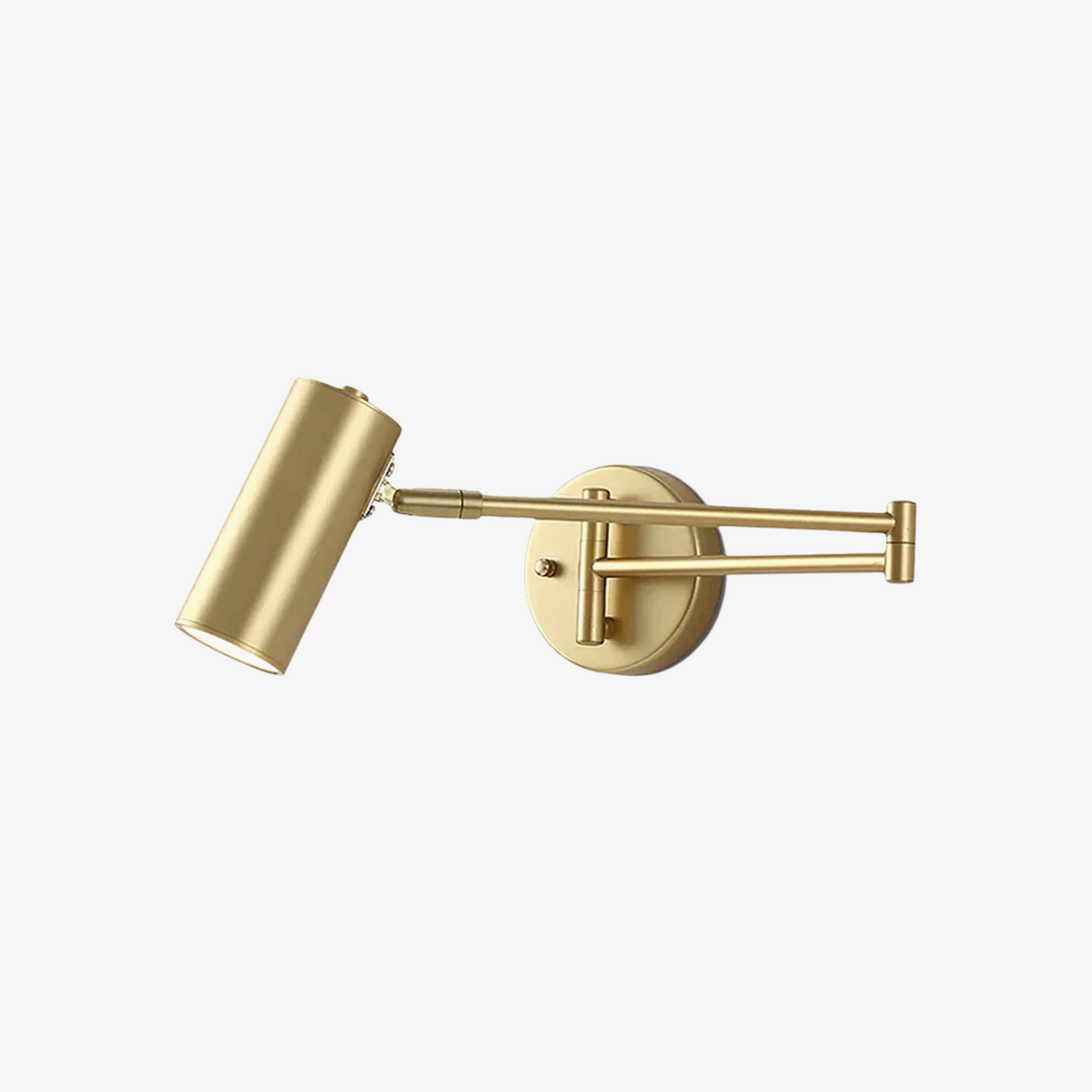 Wall Sconce Swing Arm Reading Light with Adjustable Head