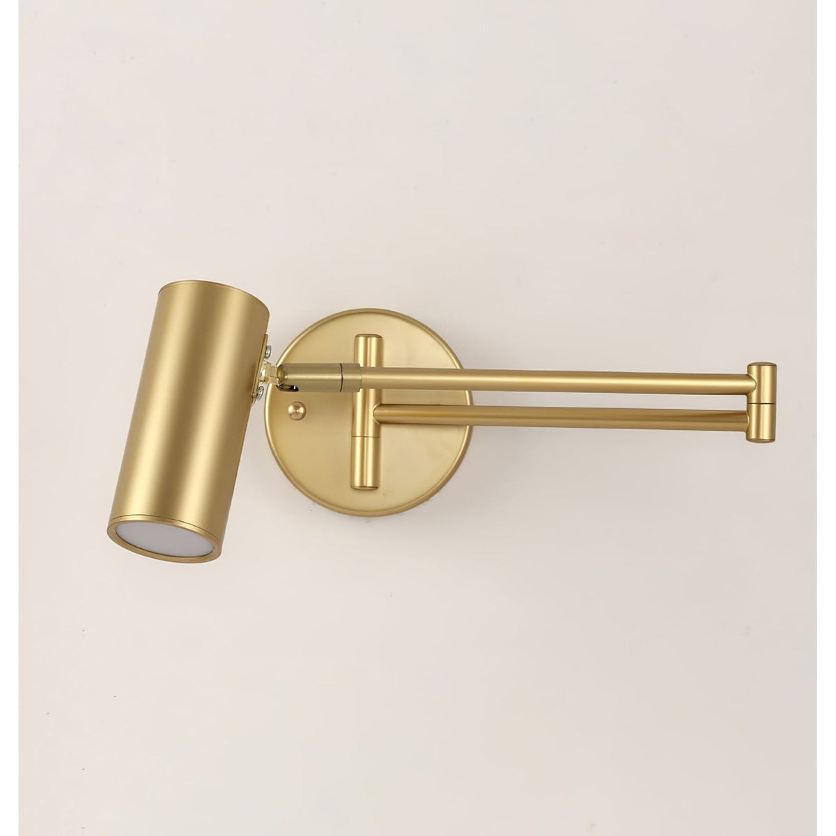 Wall Sconce Swing Arm Reading Light with Adjustable Head