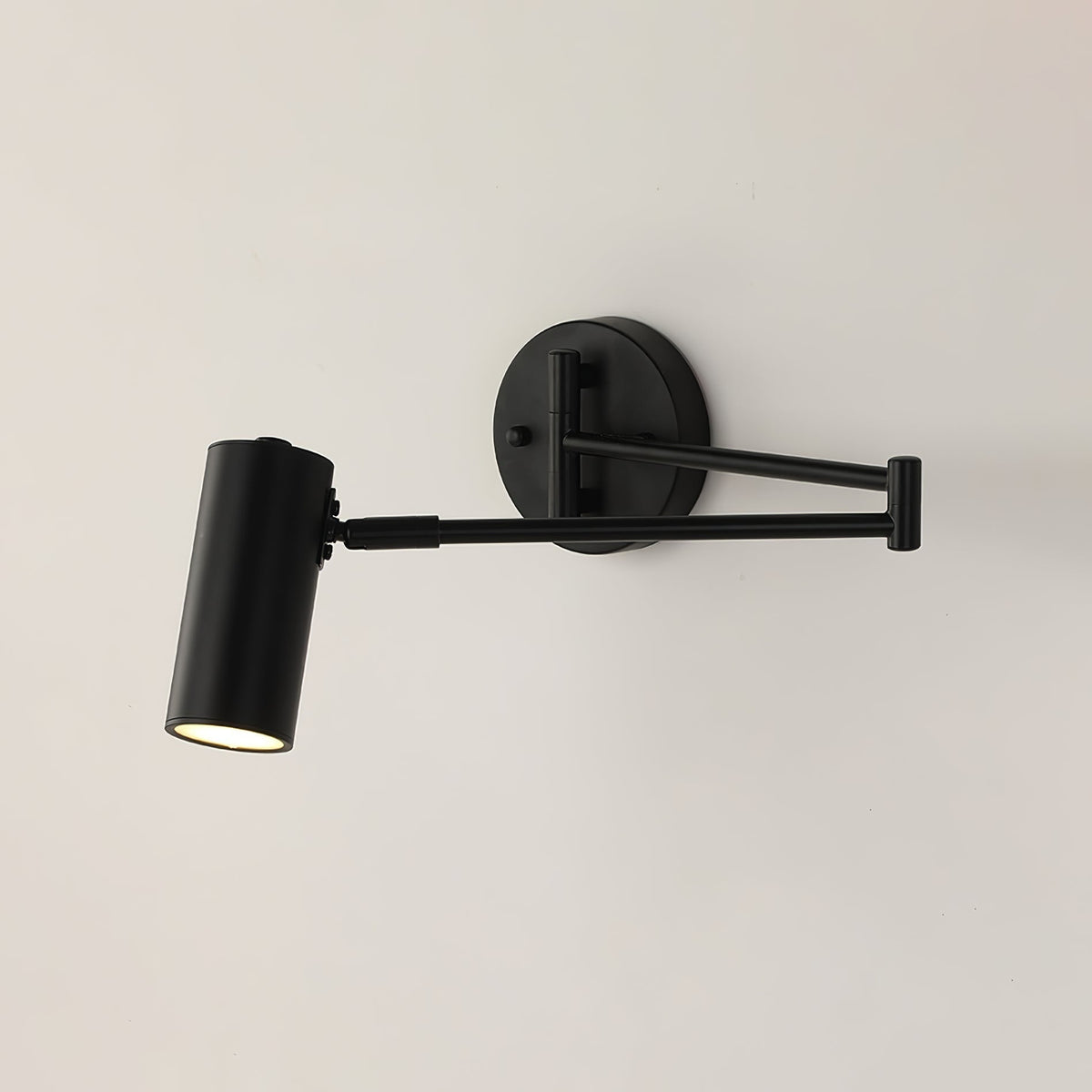 Wall Sconce Swing Arm Reading Light with Adjustable Head