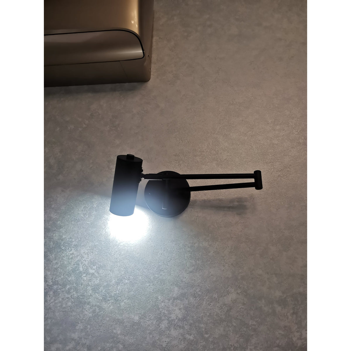 Wall Sconce Swing Arm Reading Light with Adjustable Head