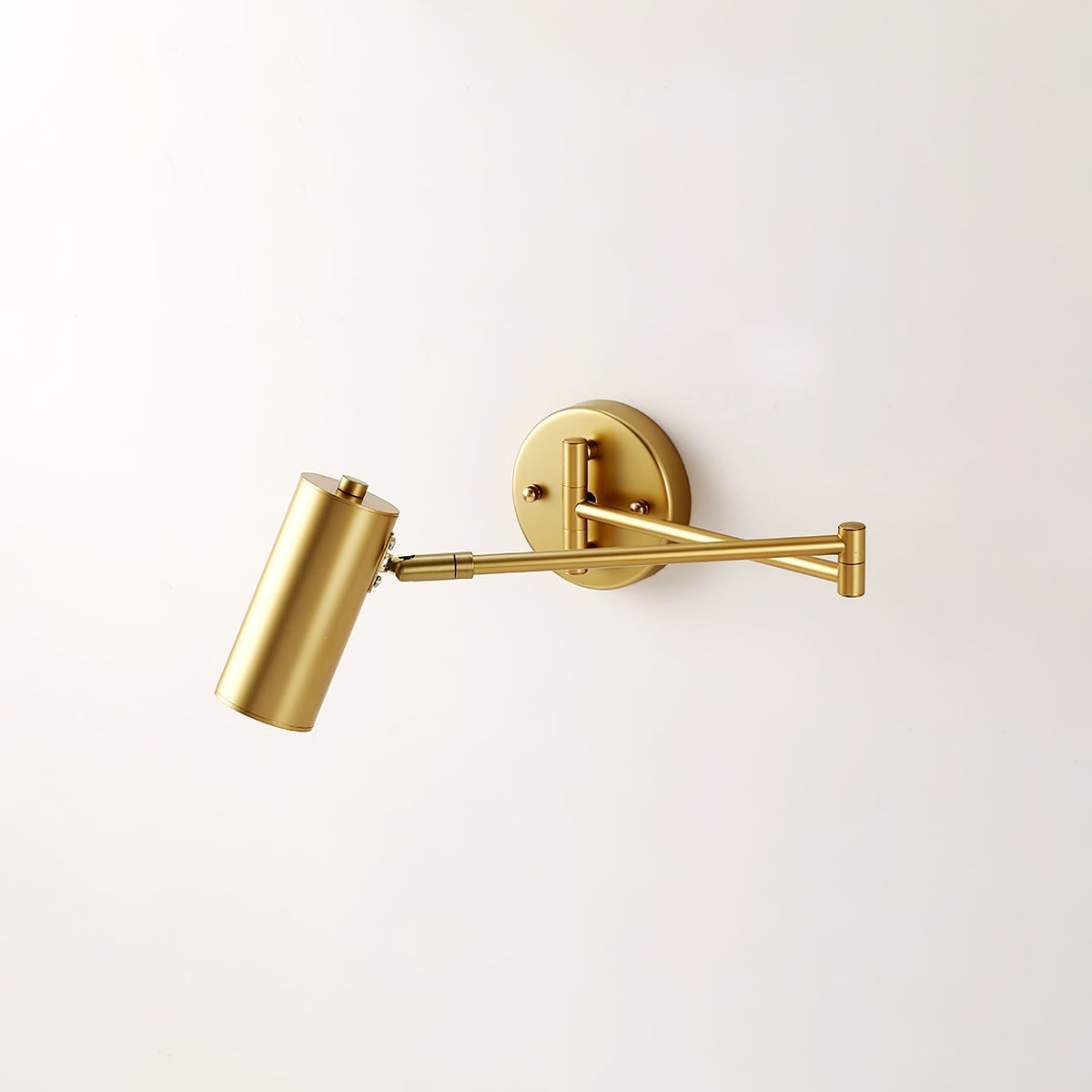 Wall Sconce Swing Arm Reading Light with Adjustable Head