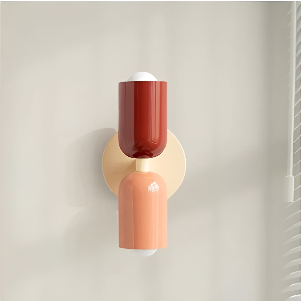 LED Wall Lamp Contemporary Dual-Glow Design