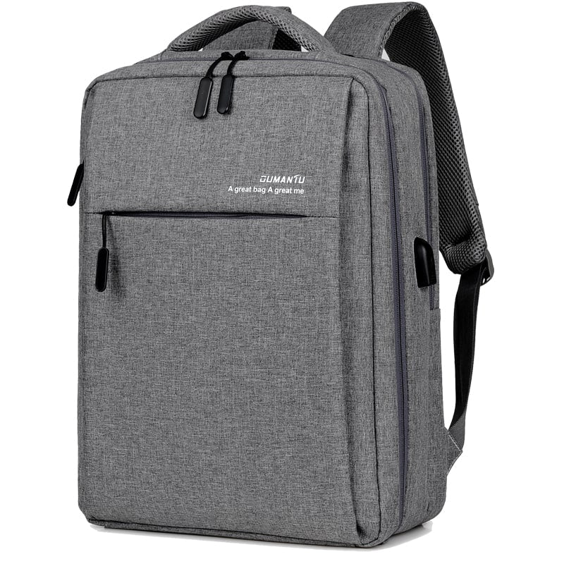 Water Resistant Laptop Backpack with USB Charging Port Slim Padded Design