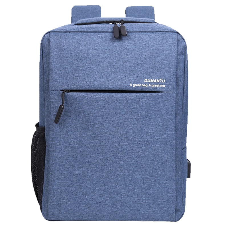 Water Resistant Laptop Backpack with USB Charging Port Slim Padded Design