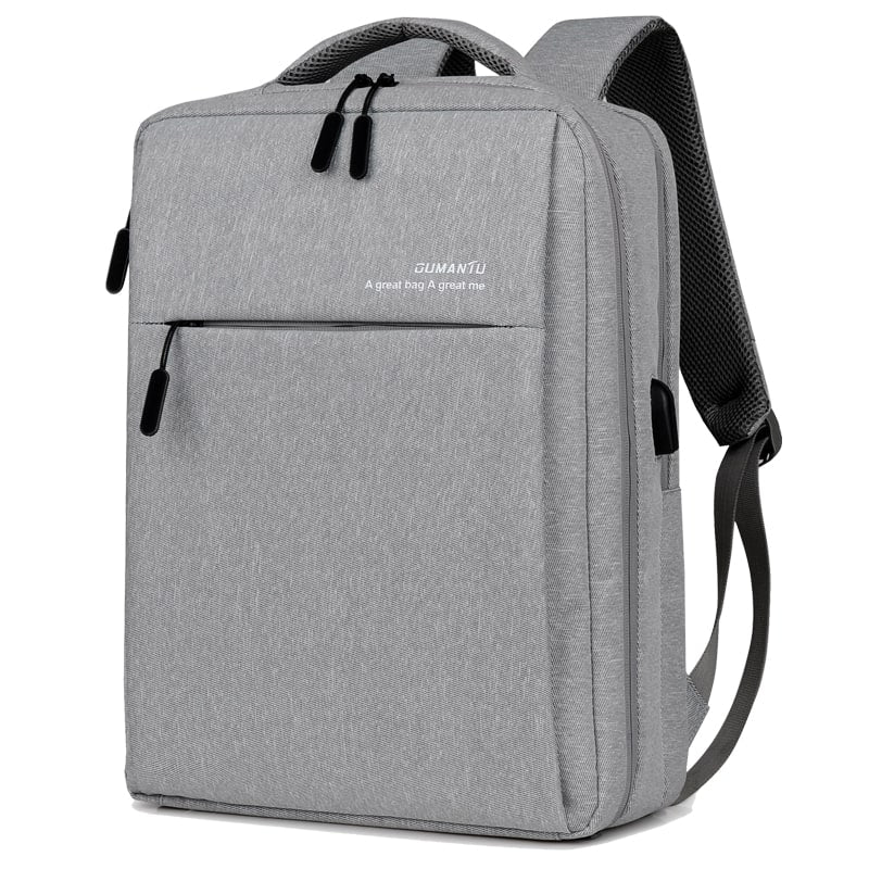 Water Resistant Laptop Backpack with USB Charging Port Slim Padded Design