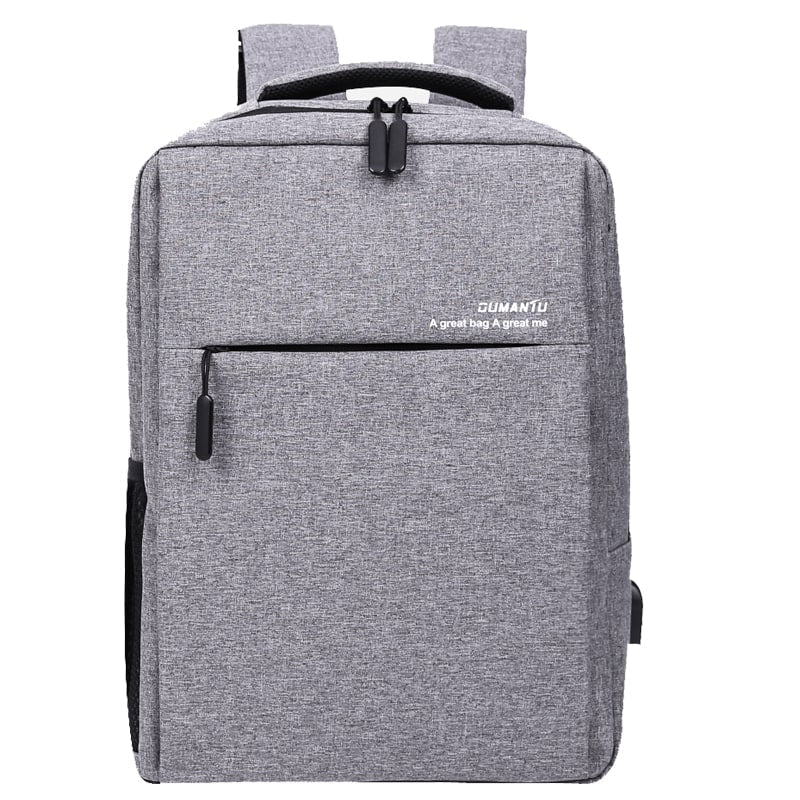 Water Resistant Laptop Backpack with USB Charging Port Slim Padded Design