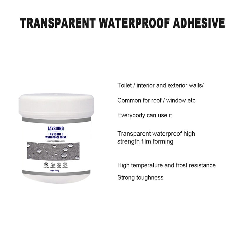 Waterproof Sealant with Liquid Rubber Coating and Application Brush Pipe Thread