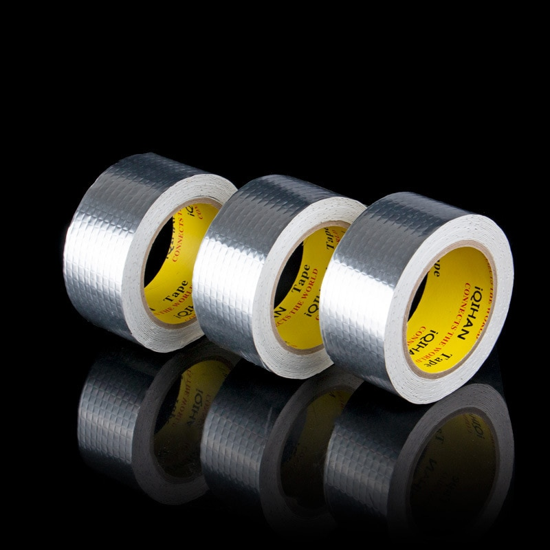 Waterproof Tape Butyl Strong Adhesive Aluminum Foil Backing Roof Repair Leak Sealing