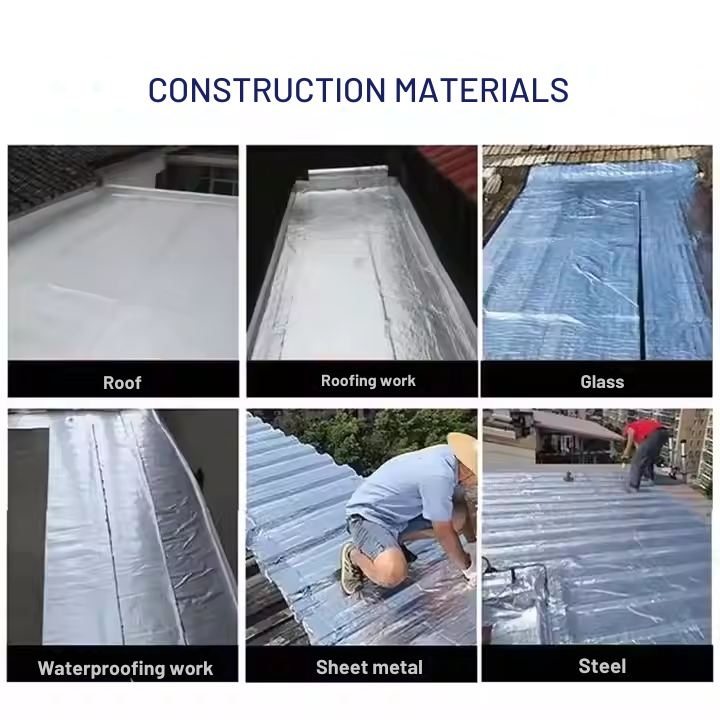 Waterproof Tape Butyl Strong Adhesive Aluminum Foil Backing Roof Repair Leak Sealing