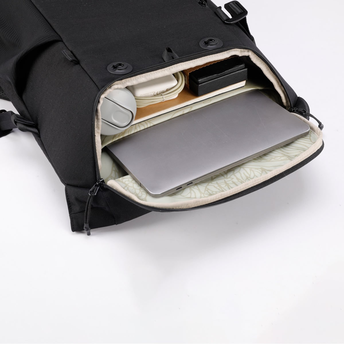 Waterproof Travel Laptop Backpack with Shoe Compartment Side Access and Compression Straps