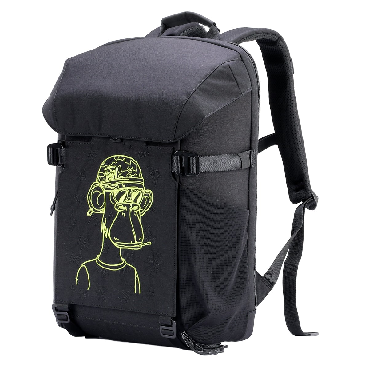 Waterproof Travel Laptop Backpack with Shoe Compartment Side Access and Compression Straps
