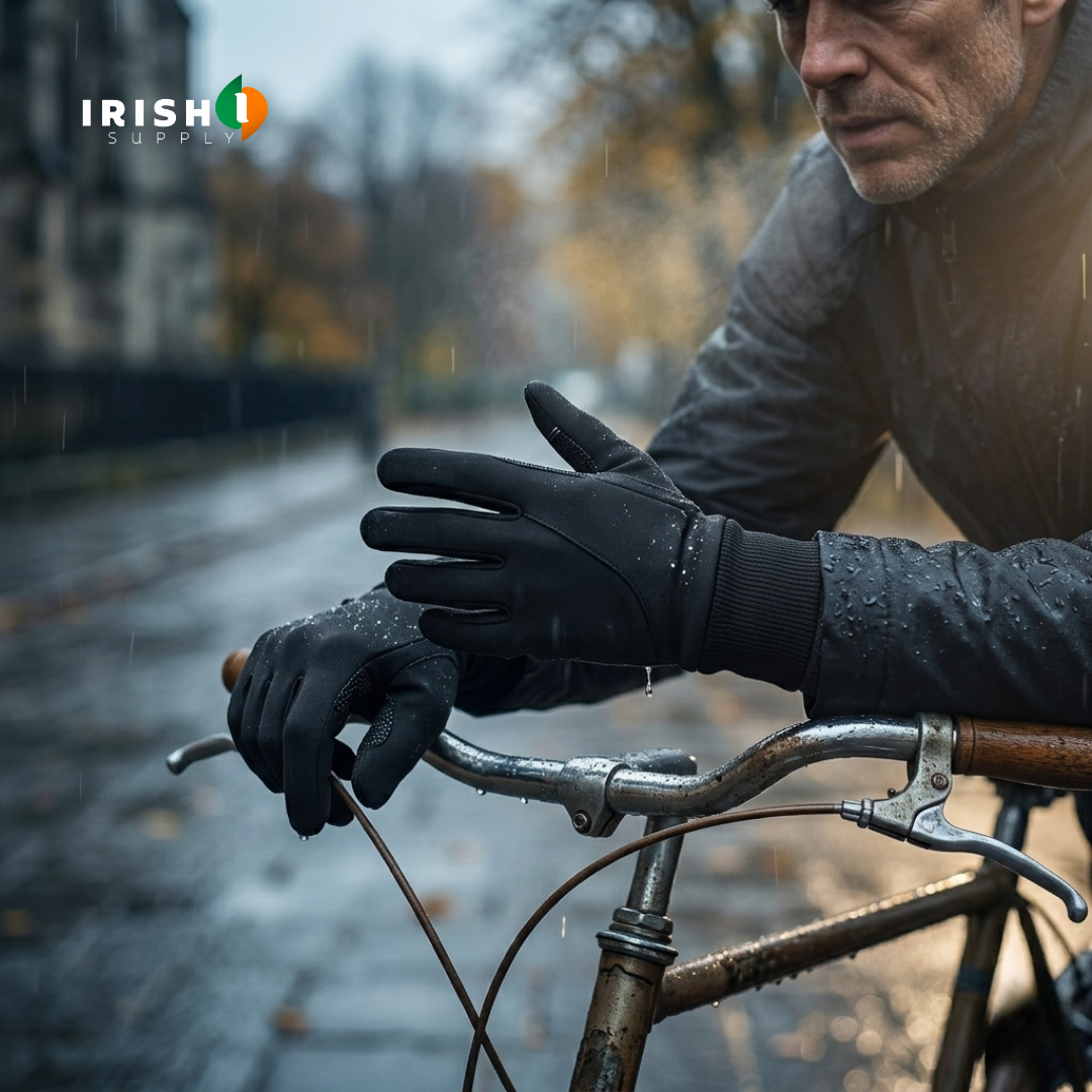 Waterproof Winter Gloves with Touchscreen Fingers Cycling Thermal Grip and Windproof Cuffs