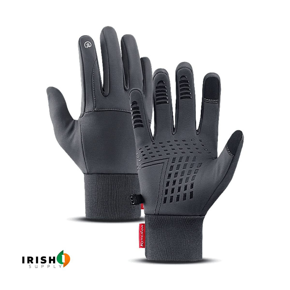 Waterproof Winter Gloves with Touchscreen Fingers Cycling Thermal Grip and Windproof Cuffs