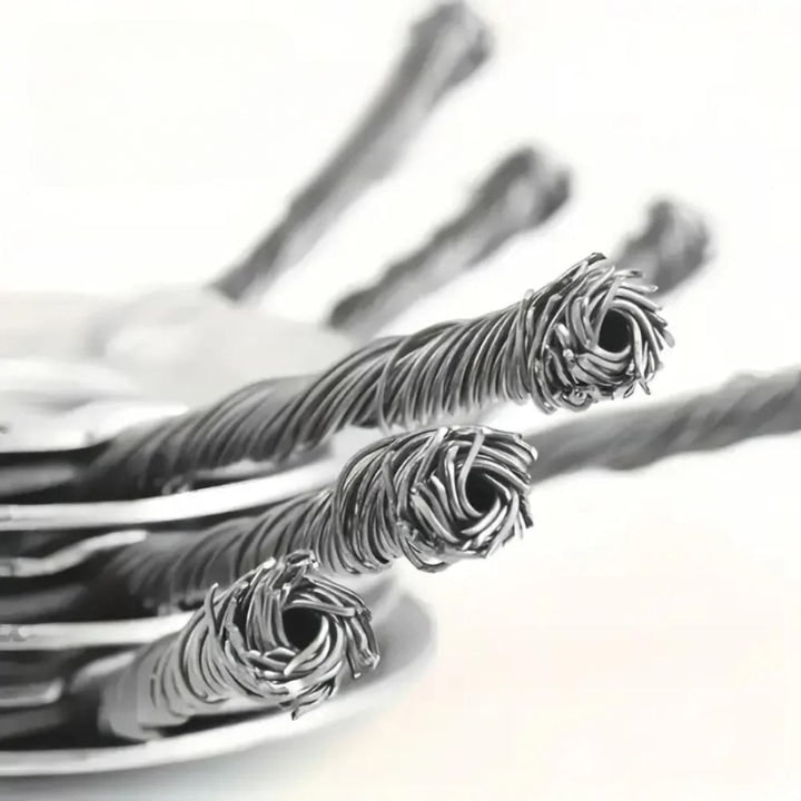 Weed Trimmer Head and Grass Replacement for Electric with Heavy-Duty Twisted Steel Wire