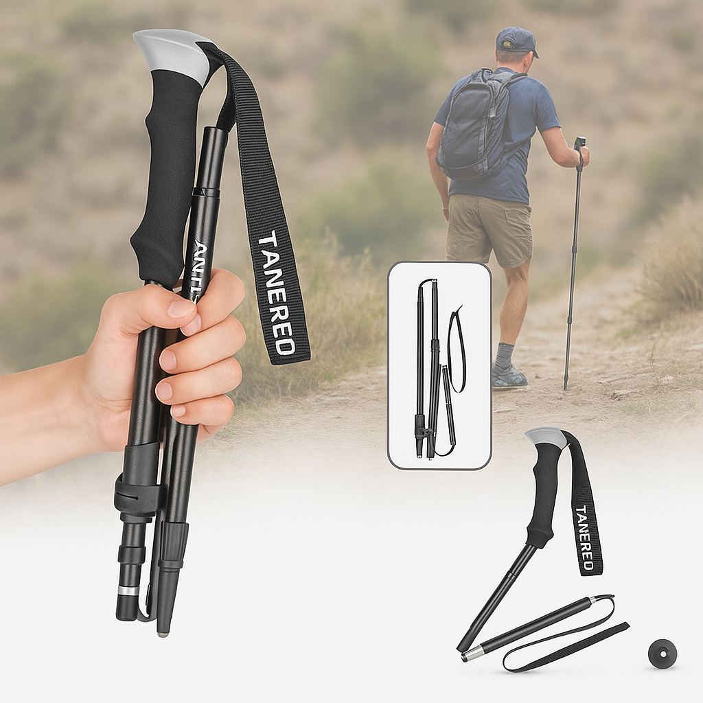Lightweight Hiking Poles and Foldable Walking Support