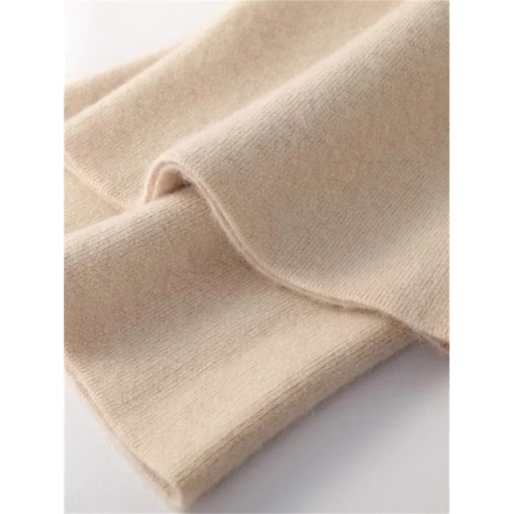 Wide Leg Pants Women's Knit High Waisted Soft Pockets Seamless Cashmere
