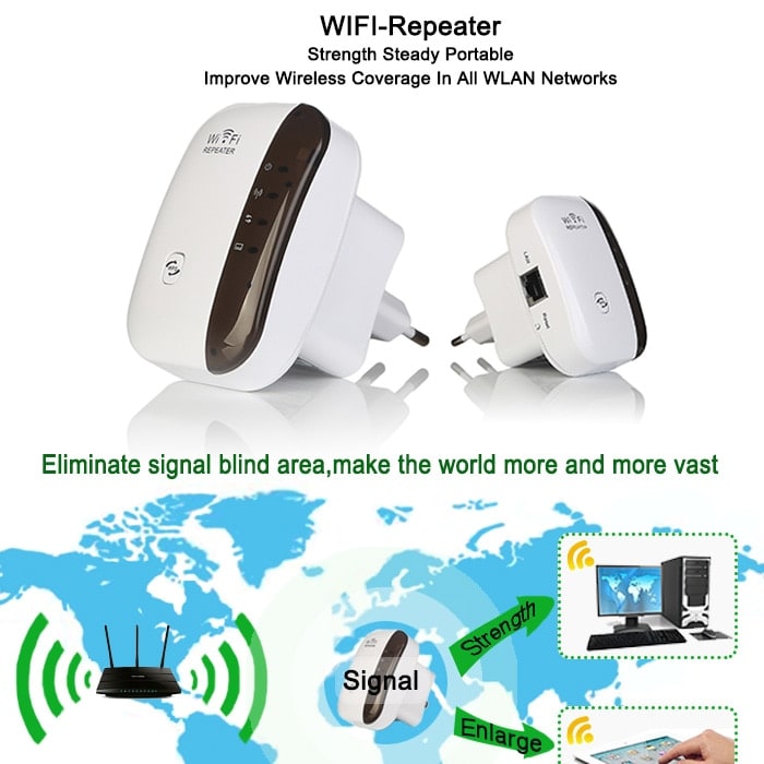 WIFI Extender Wireless Internet Range with Ethernet Port and Repeater Mode Dual Band