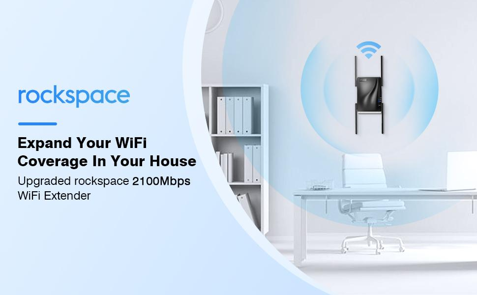 WIFI Extender with Four Antennas Wireless Internet and Booster for Home Coverage Rv